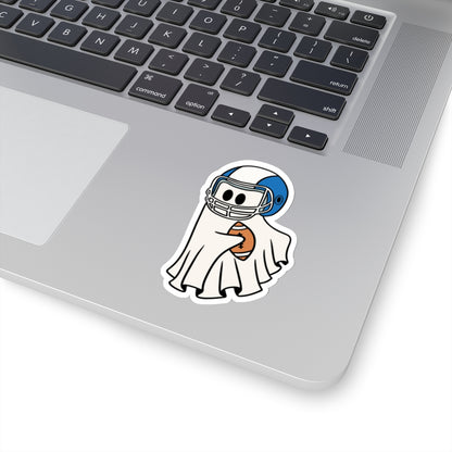 Ghost Football Kiss-Cut Sticker