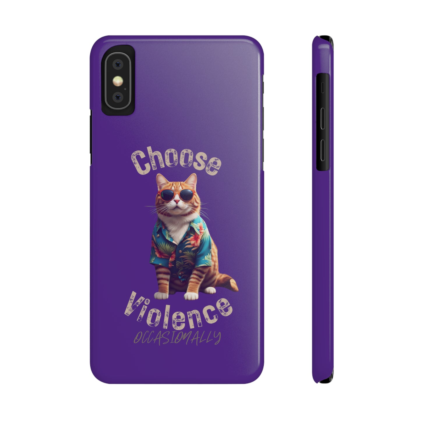 Violent Kitty Slim Phone Cases