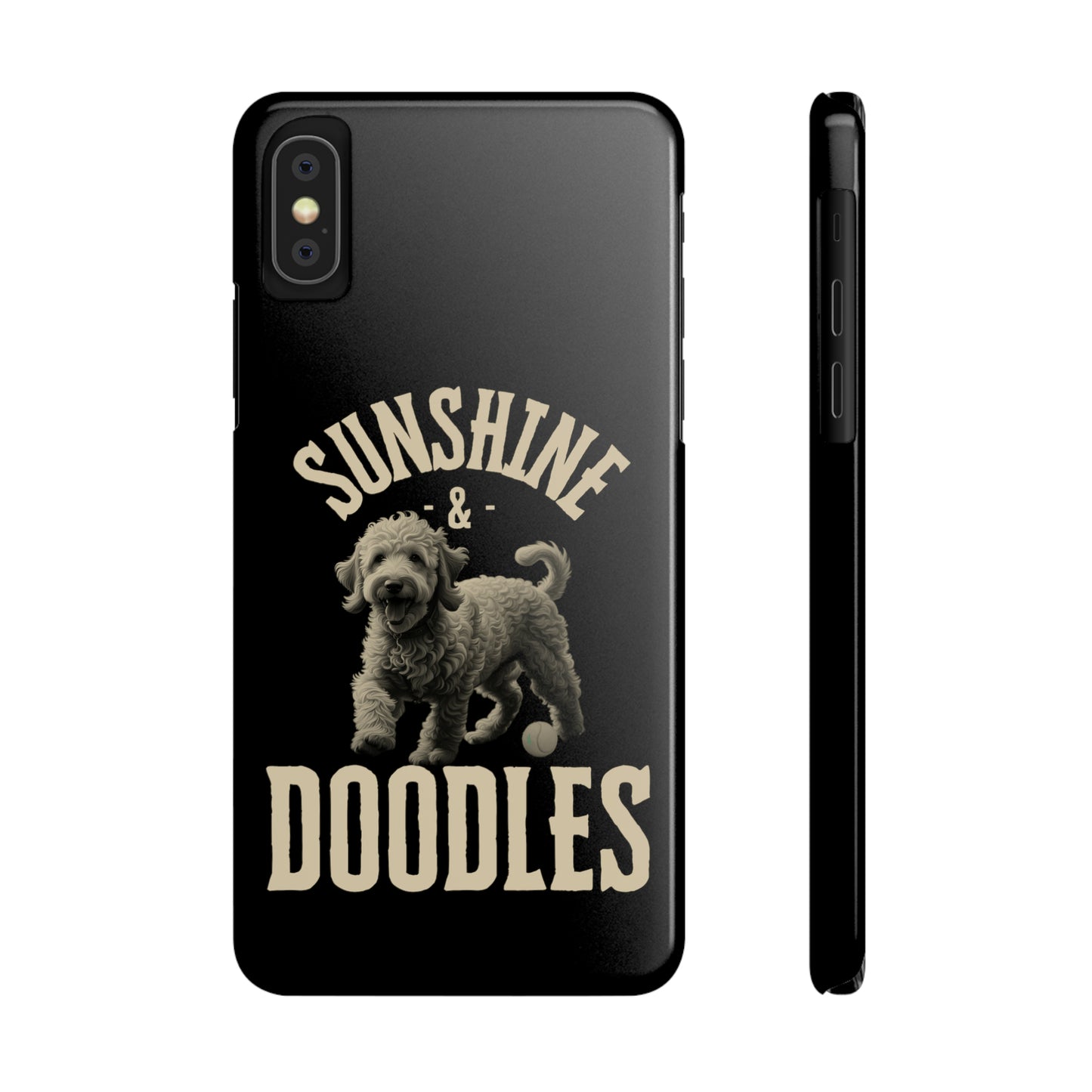 Golden Doodle Slim Phone Case