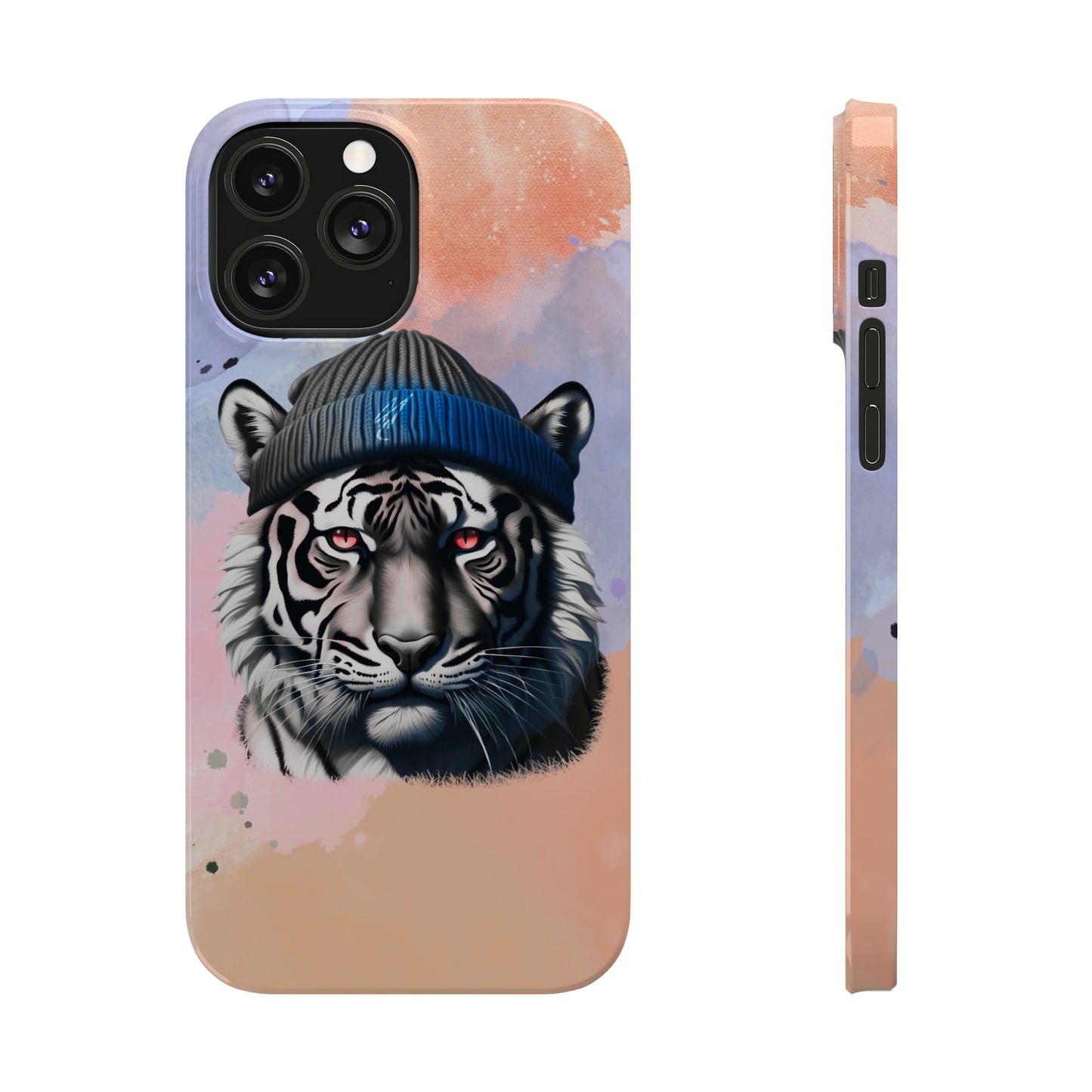 Watercolor Tiger Slim Phone Case