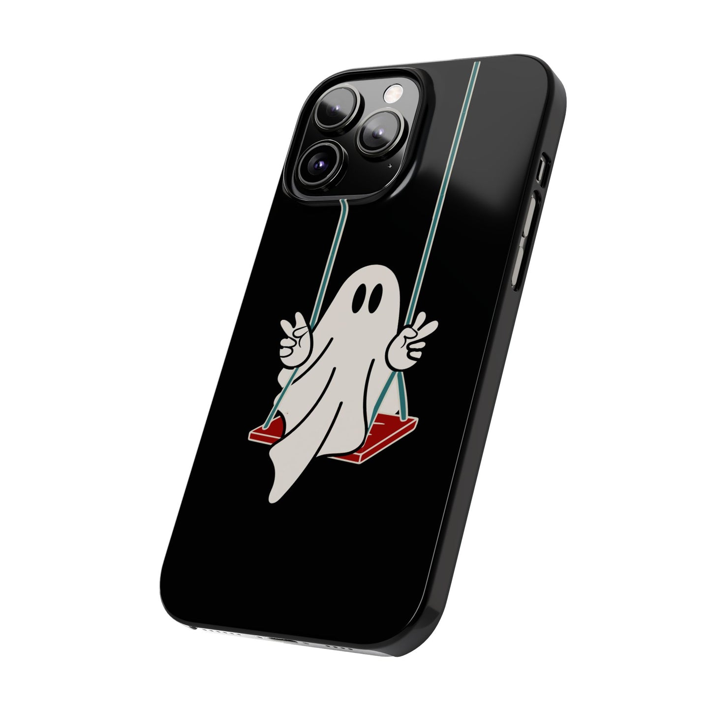 Swinging Ghost Slim Phone Case