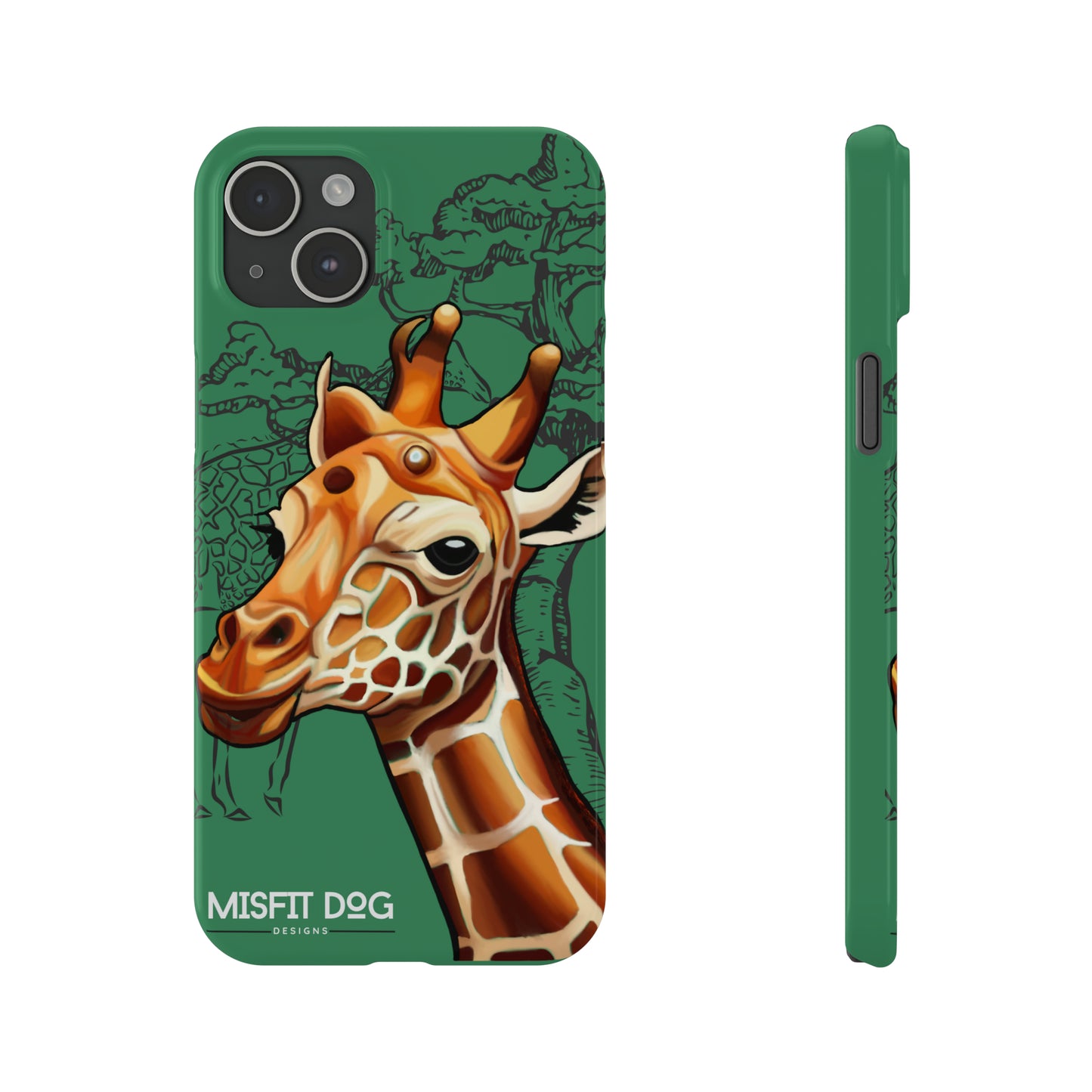 Giraffe Art Slim Phone Cases