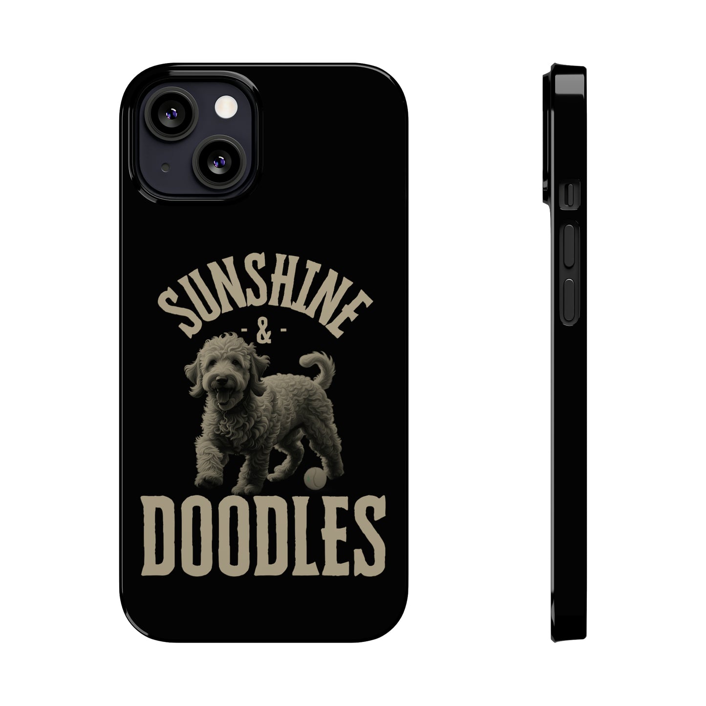 Golden Doodle Slim Phone Case