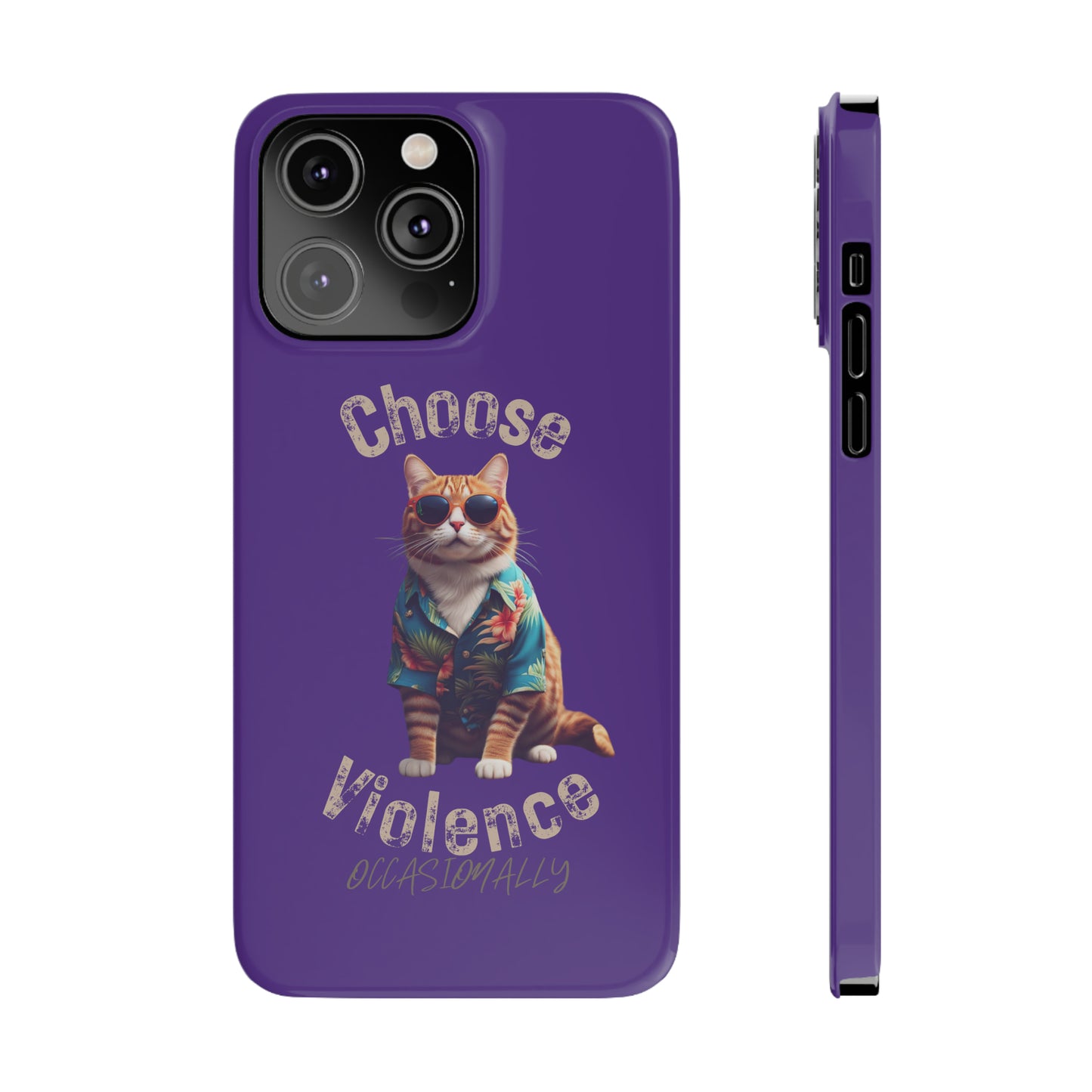 Violent Kitty Slim Phone Cases