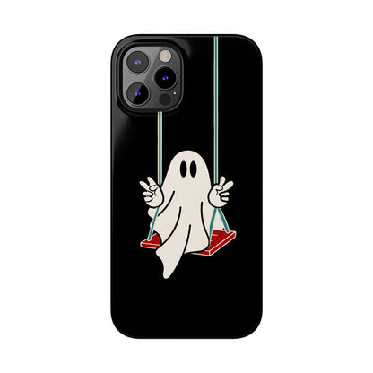 Swinging Ghost Slim Phone Case