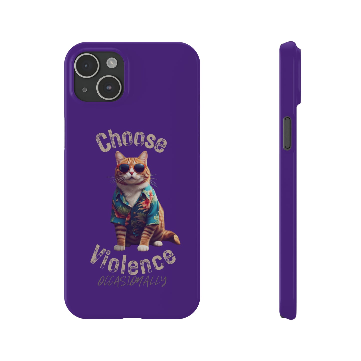 Violent Kitty Slim Phone Cases