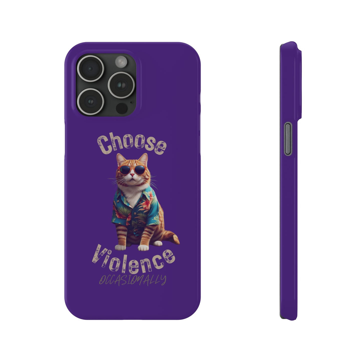 Violent Kitty Slim Phone Cases