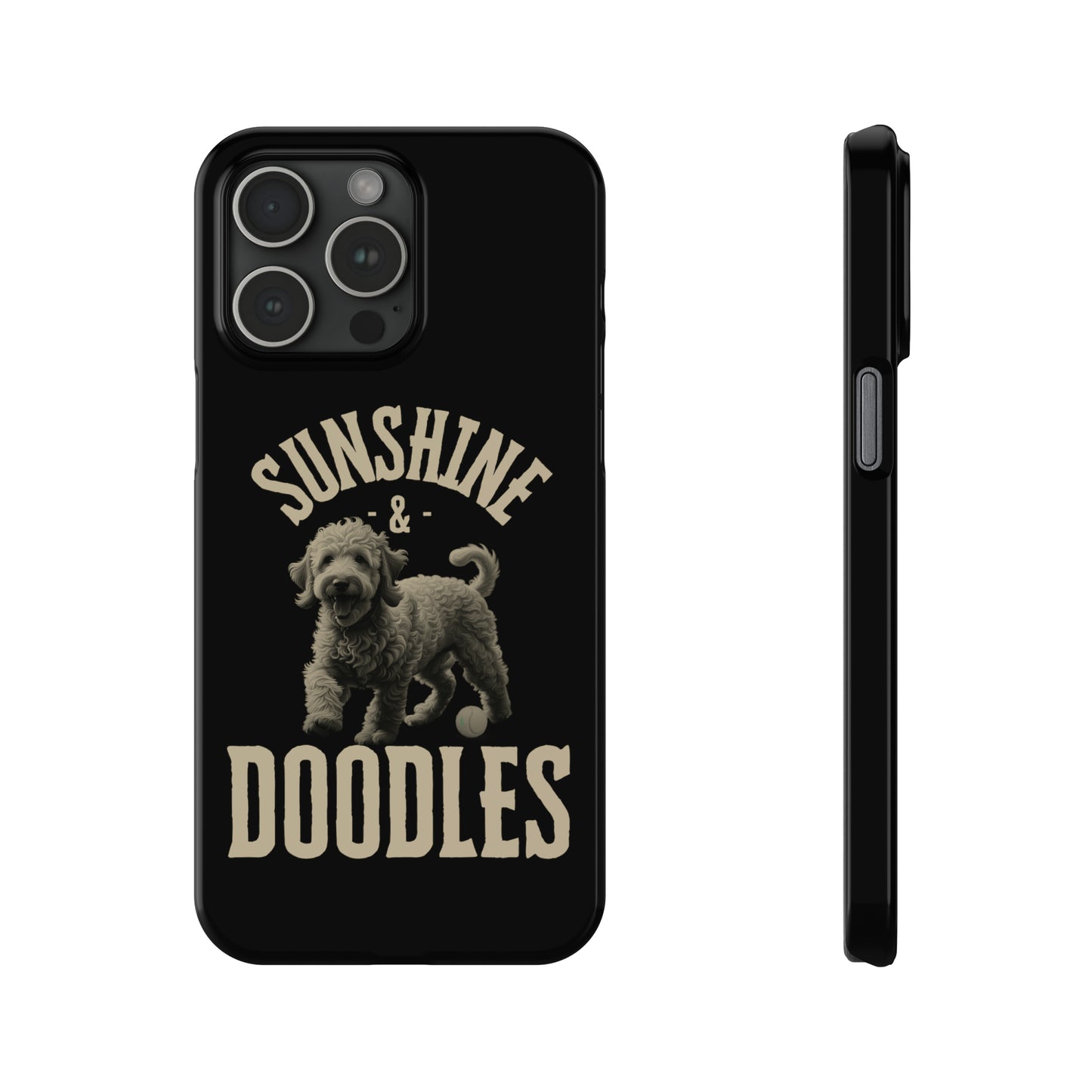 Golden Doodle Slim Phone Case