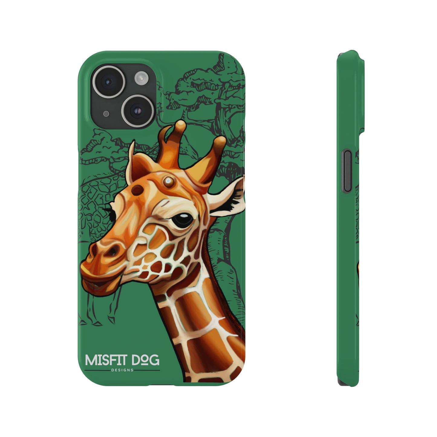 Giraffe Art Slim Phone Cases