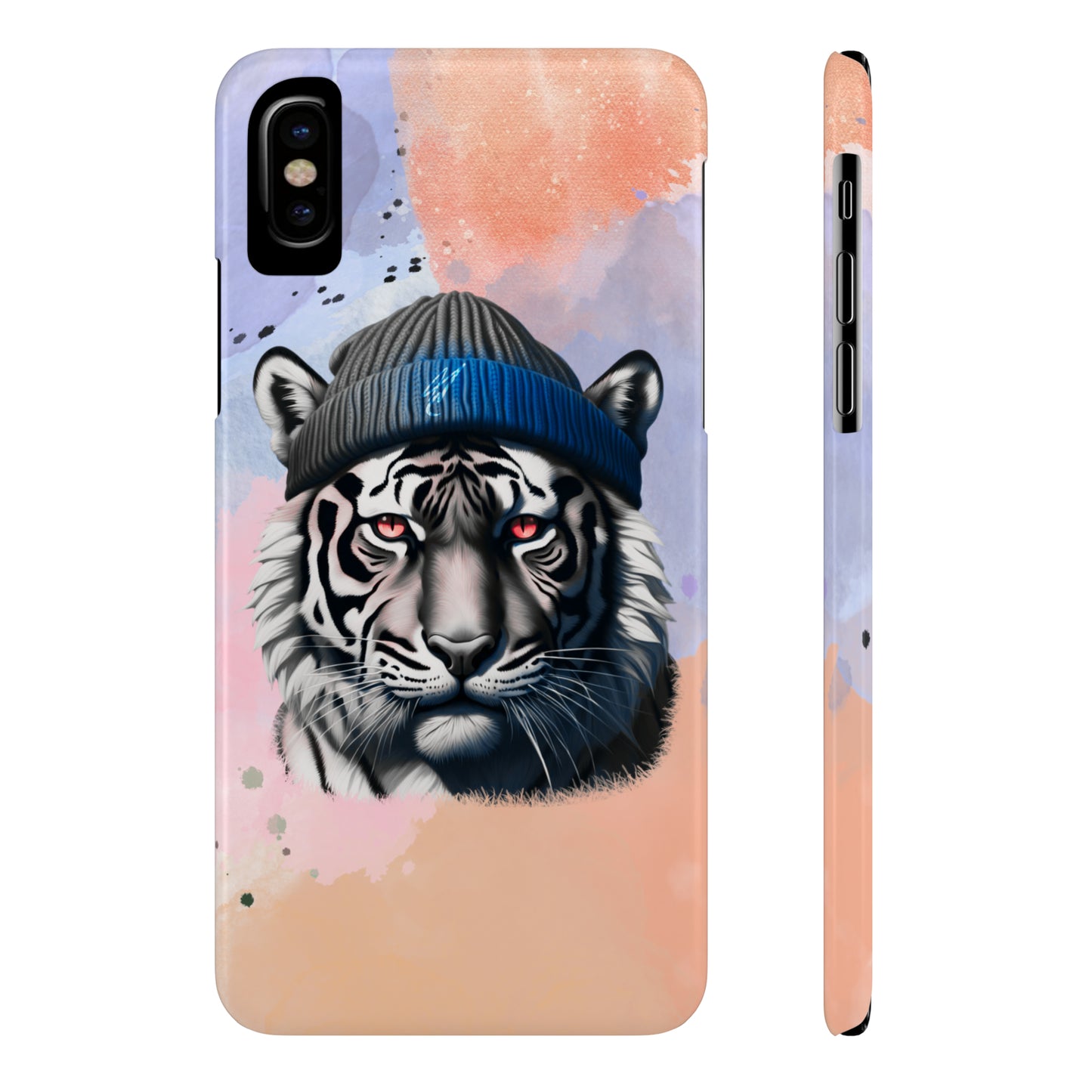 Watercolor Tiger Slim Phone Case