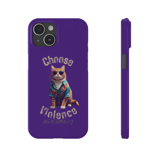 Violent Kitty Slim Phone Cases