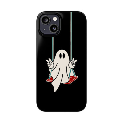 Swinging Ghost Slim Phone Case