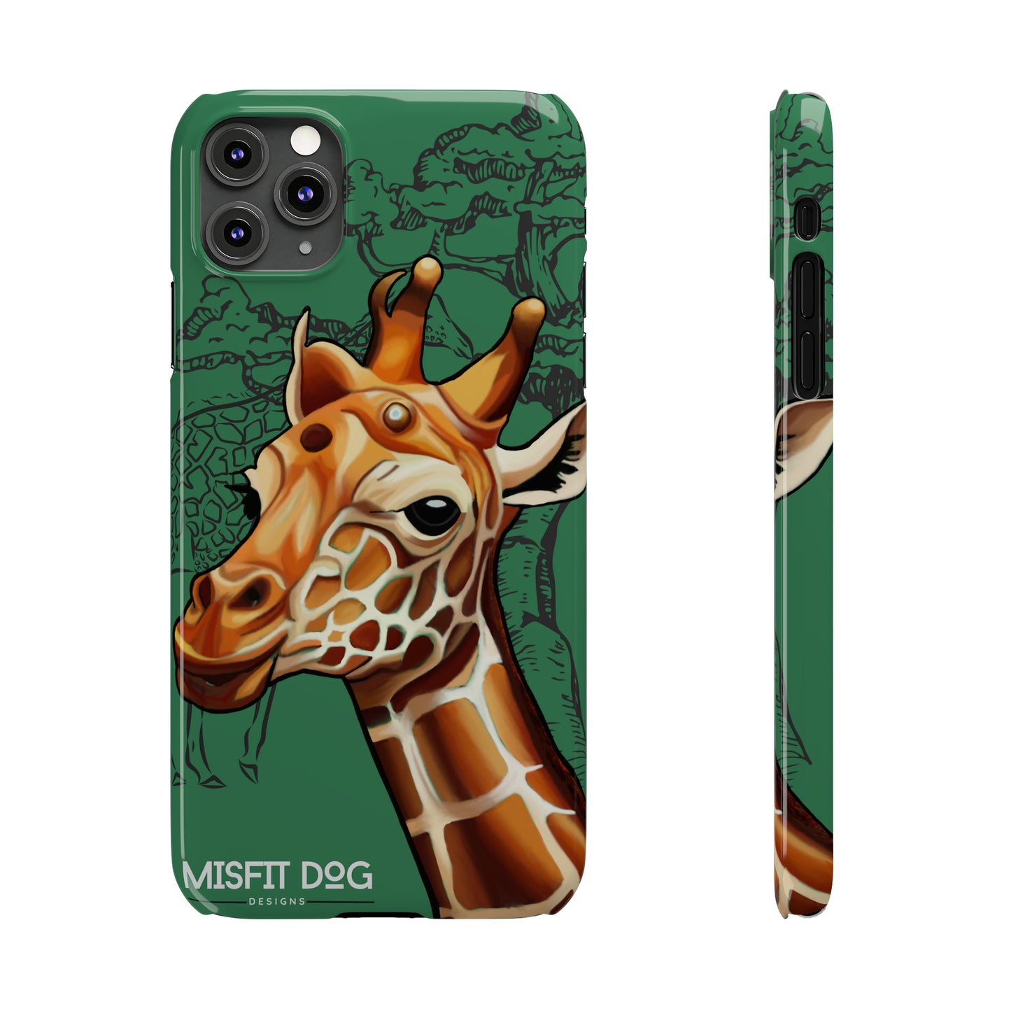 Giraffe Art Slim Phone Cases