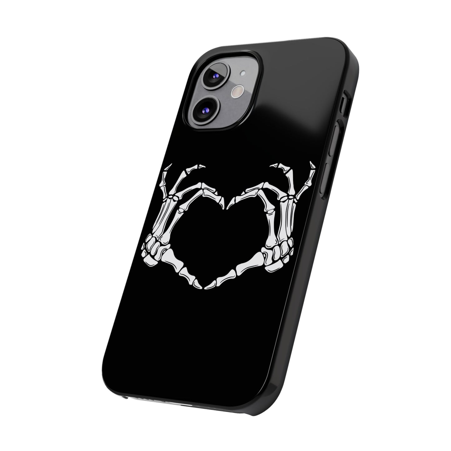 Skeleton Hands Heart Slim Phone Case