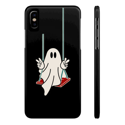 Swinging Ghost Slim Phone Case