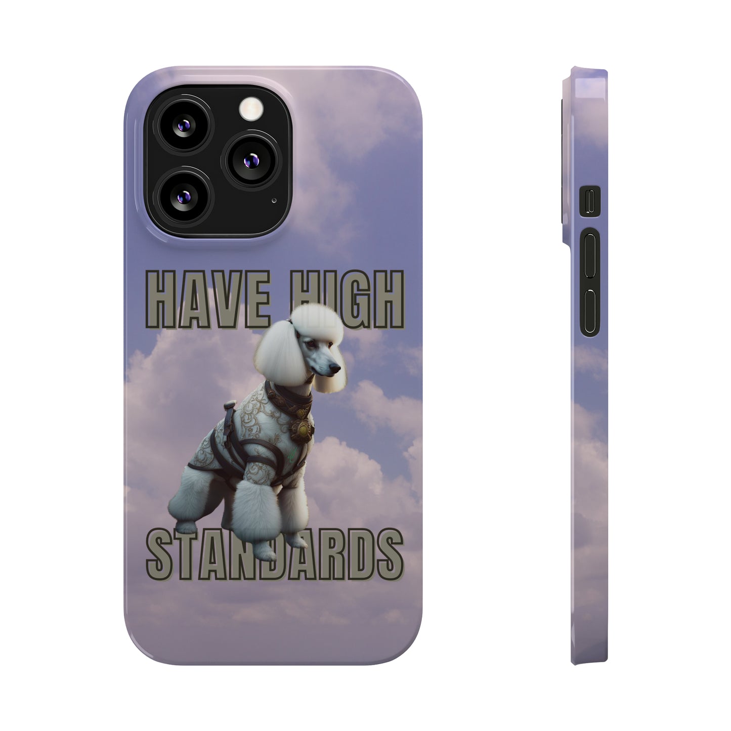 Standard Poodle Slim Phone Case