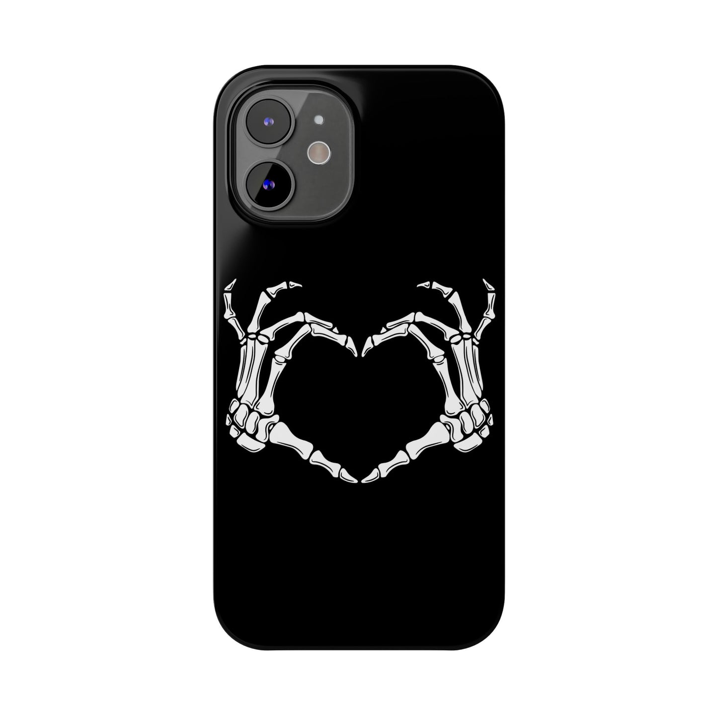 Skeleton Hands Heart Slim Phone Case