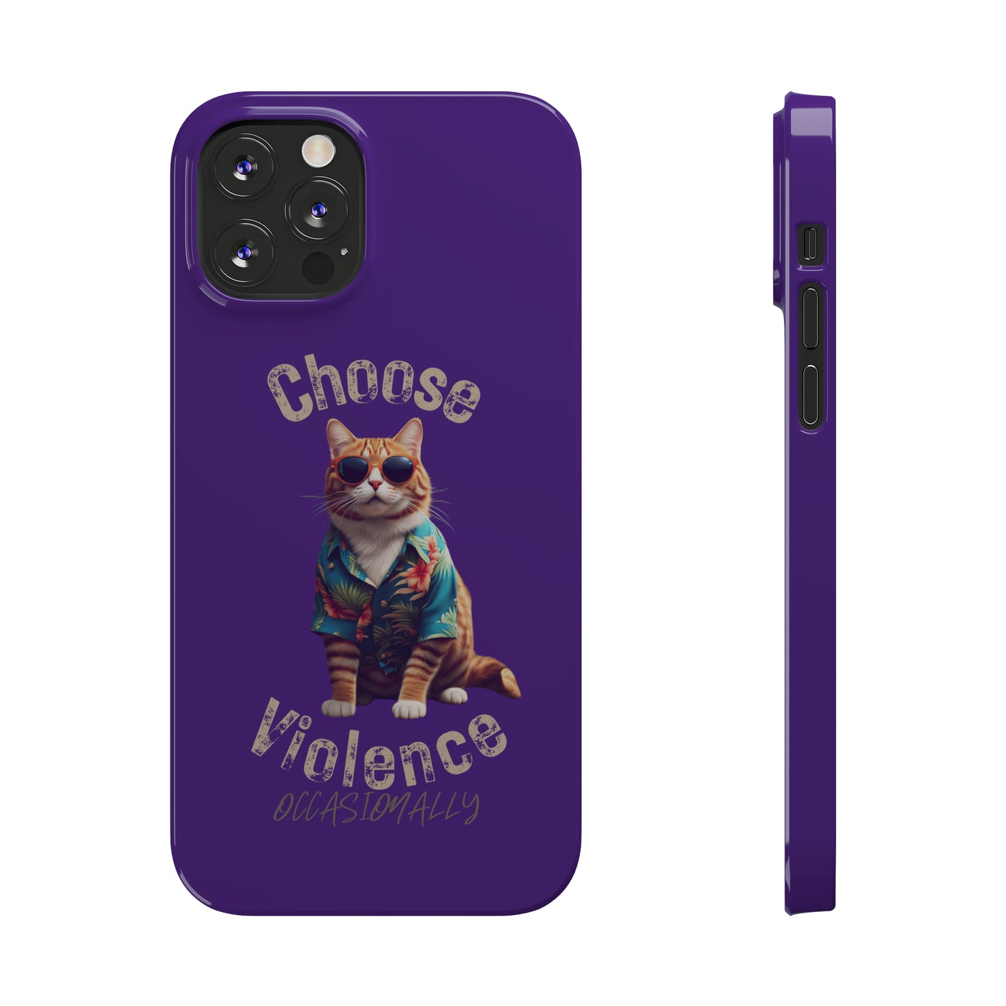 Violent Kitty Slim Phone Cases