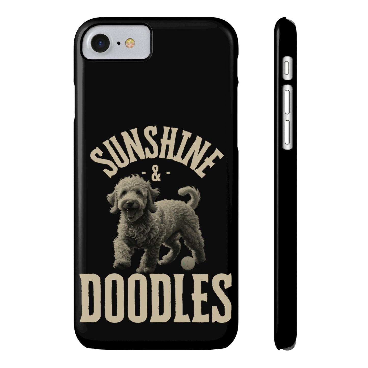 Golden Doodle Slim Phone Case