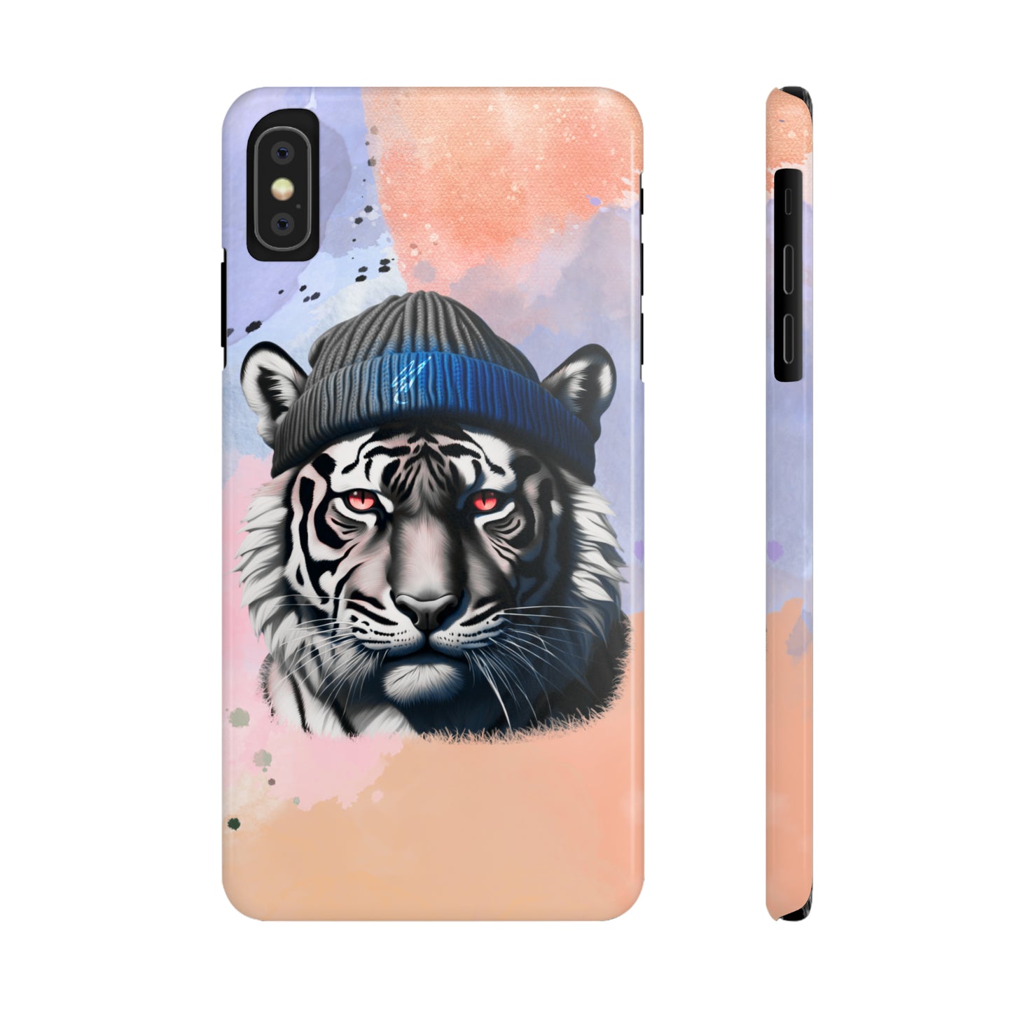 Watercolor Tiger Slim Phone Case