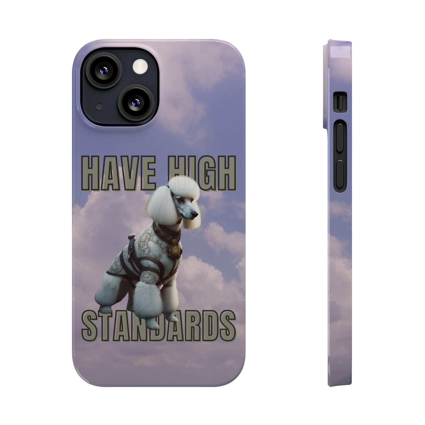 Standard Poodle Slim Phone Case