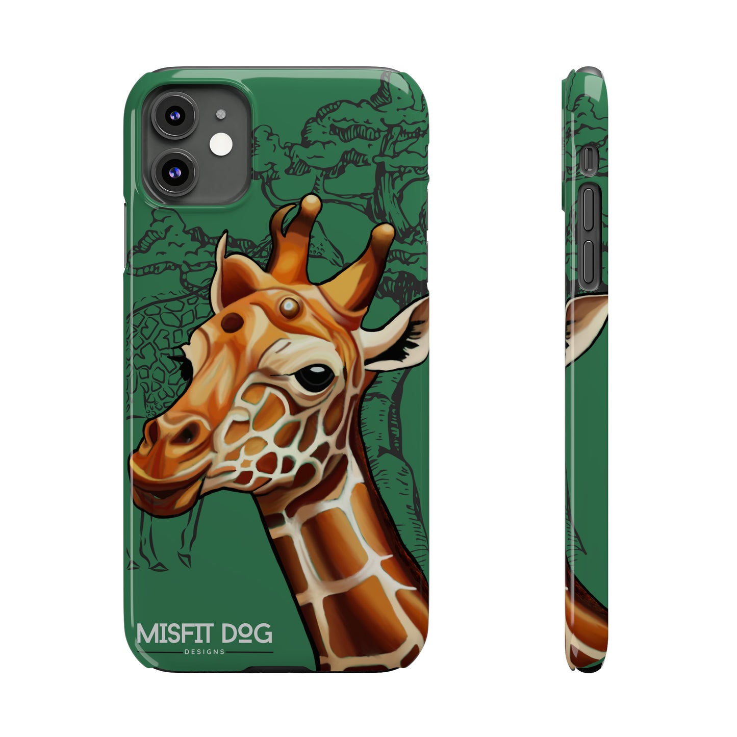 Giraffe Art Slim Phone Cases