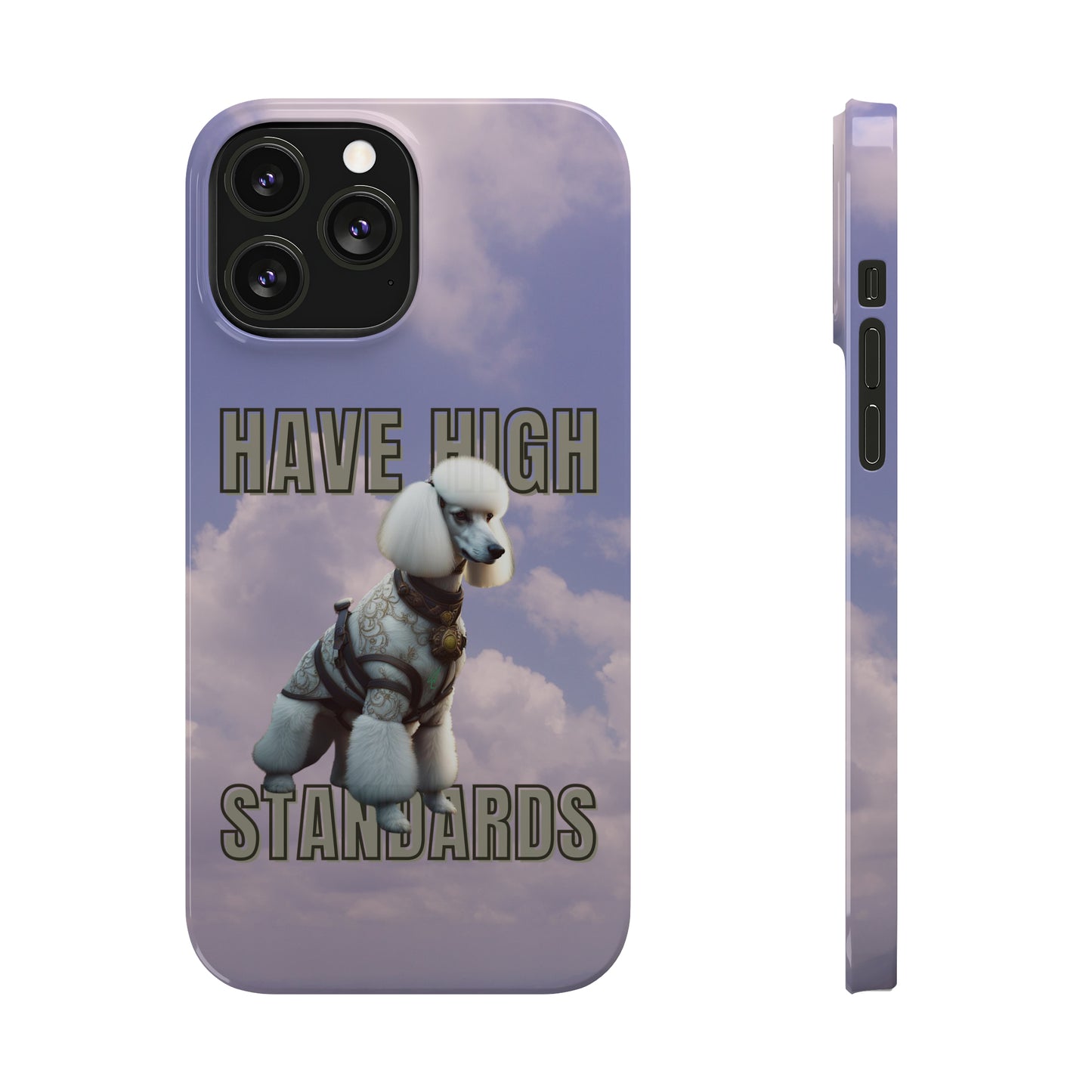 Standard Poodle Slim Phone Case