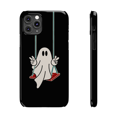 Swinging Ghost Slim Phone Case