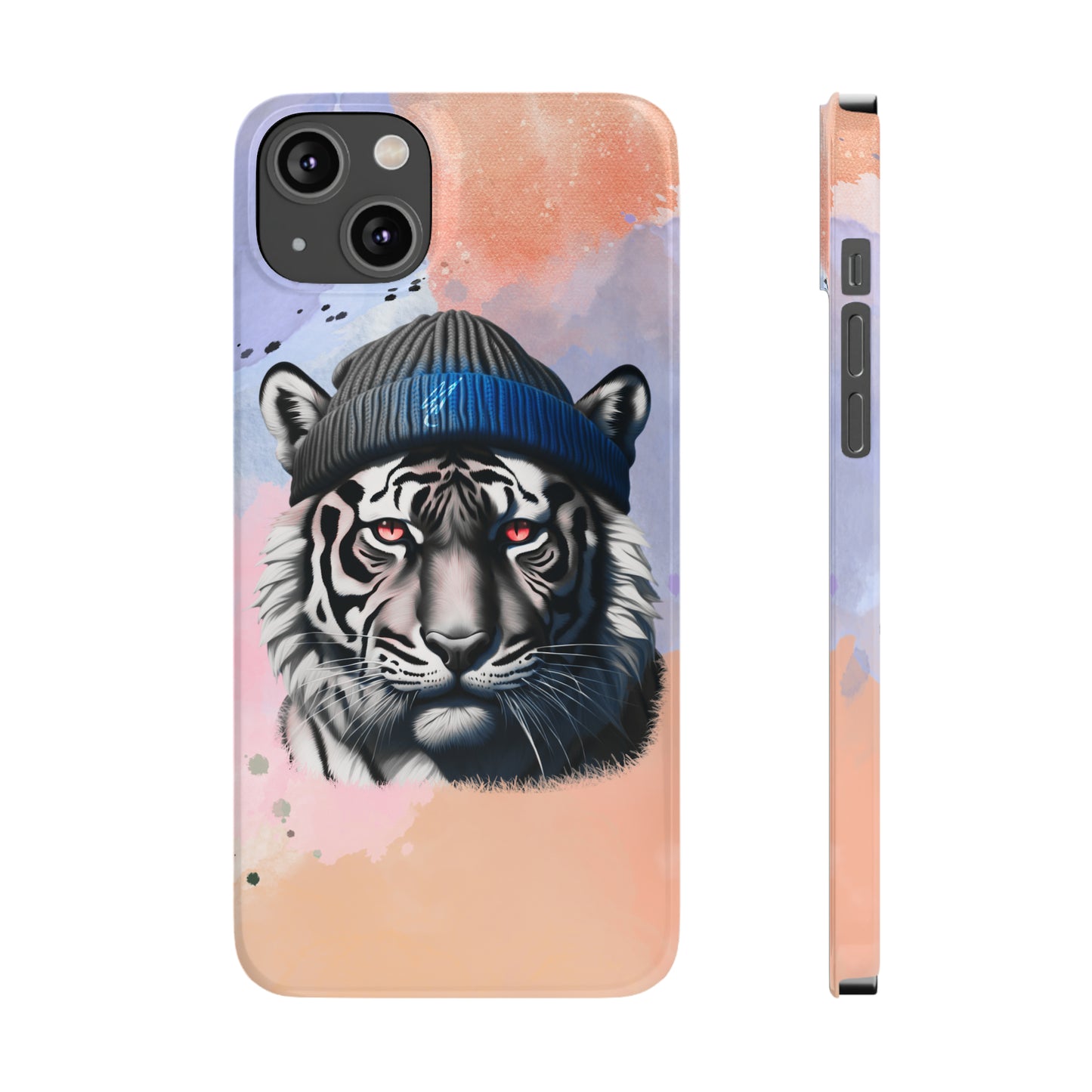 Watercolor Tiger Slim Phone Case