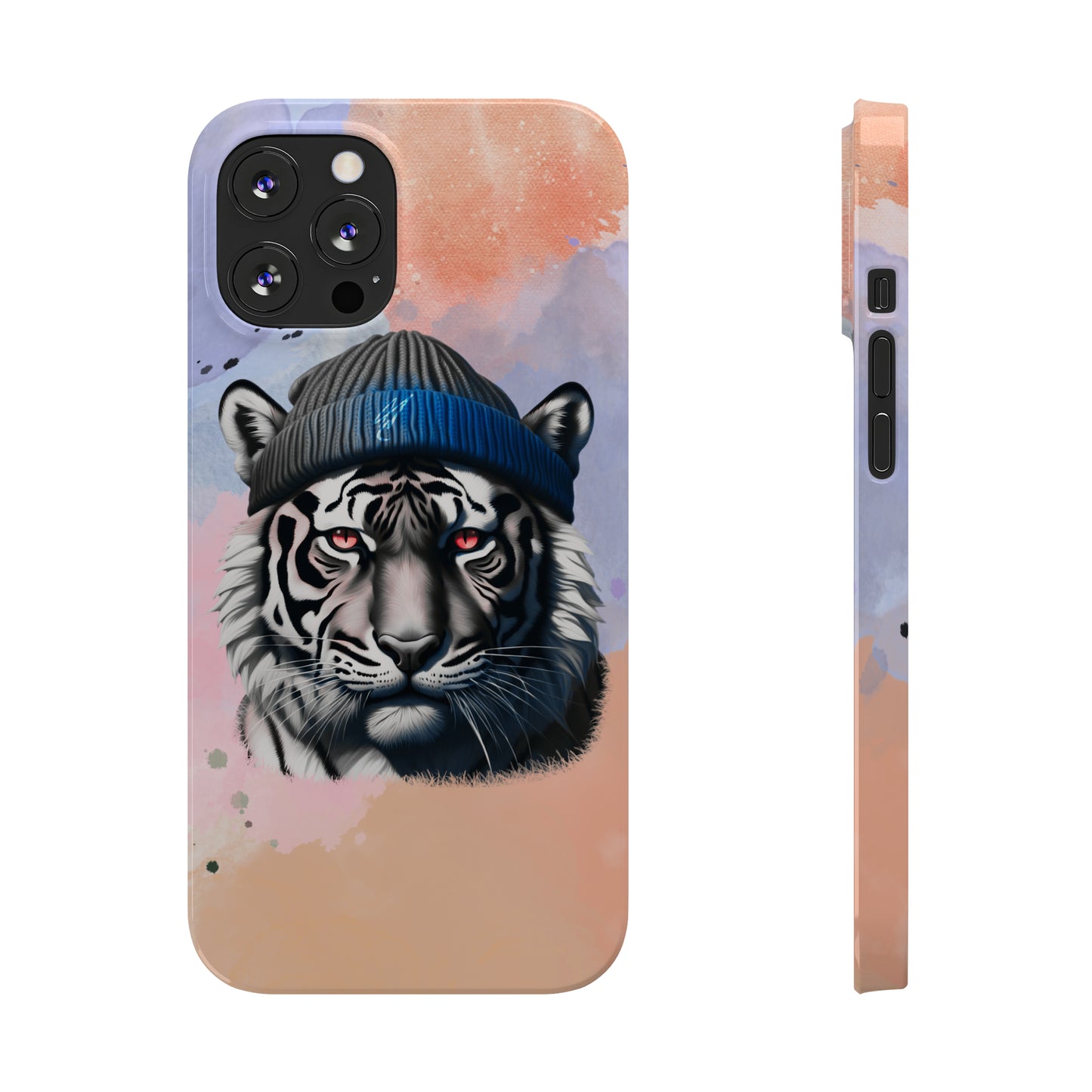 Watercolor Tiger Slim Phone Case