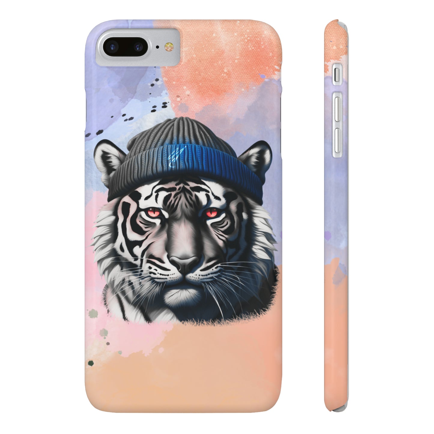 Watercolor Tiger Slim Phone Case