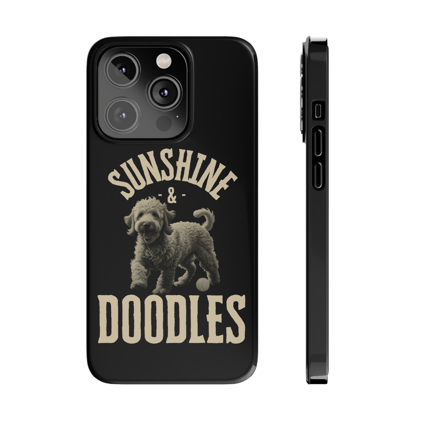 Golden Doodle Slim Phone Case