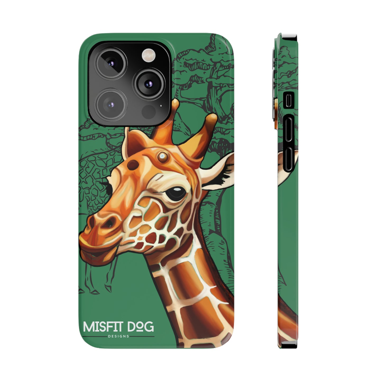 Giraffe Art Slim Phone Cases