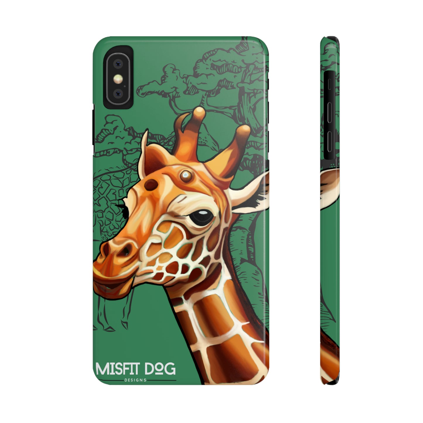 Giraffe Art Slim Phone Cases