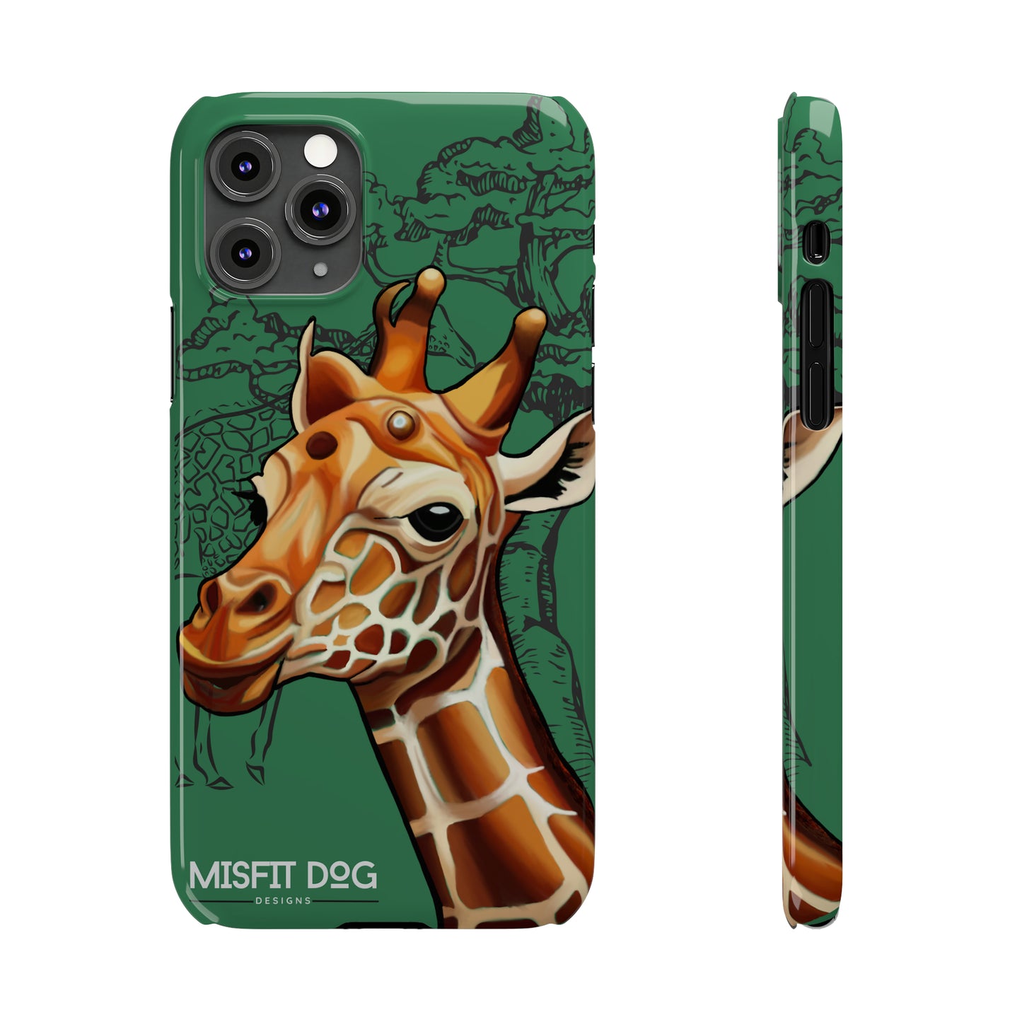 Giraffe Art Slim Phone Cases