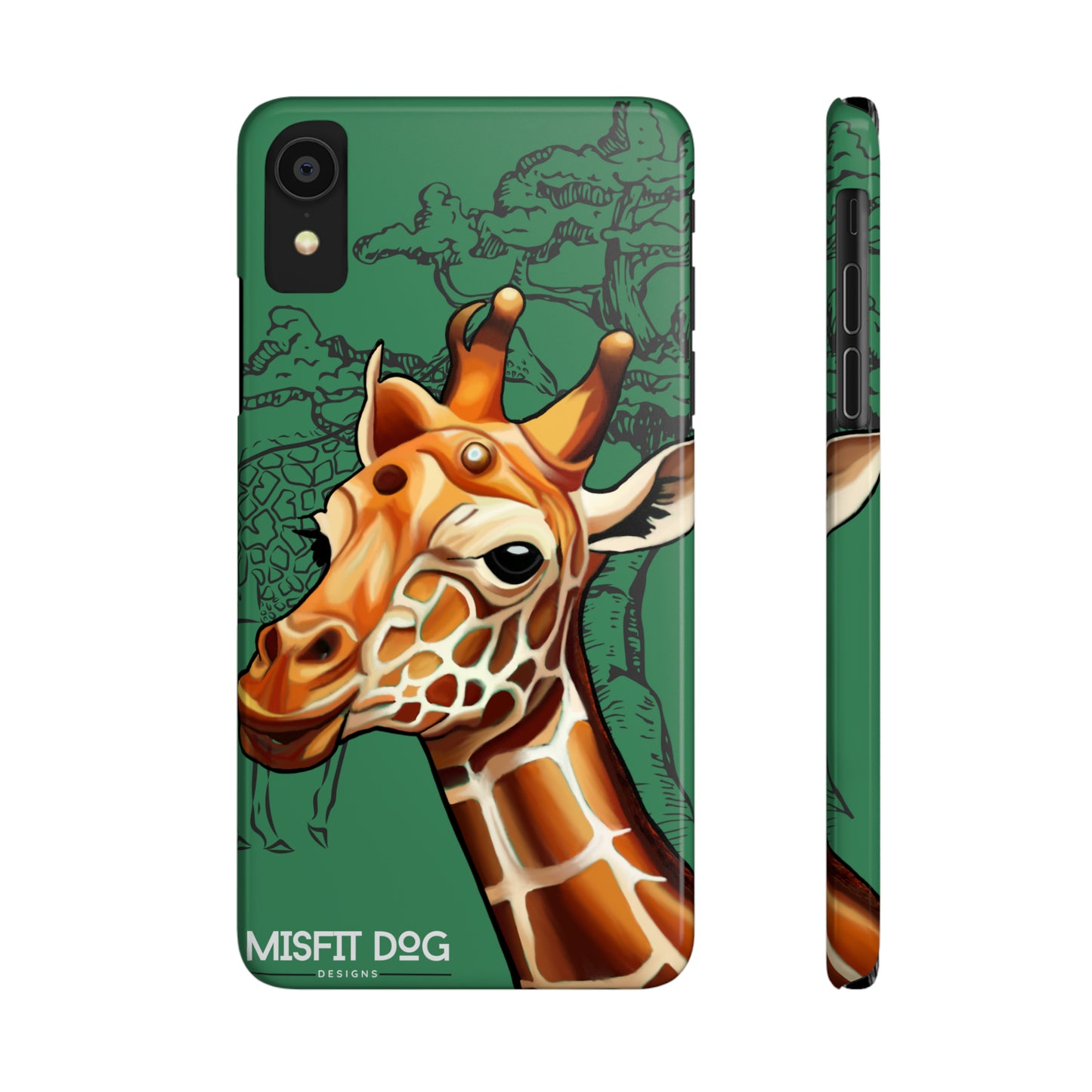 Giraffe Art Slim Phone Cases