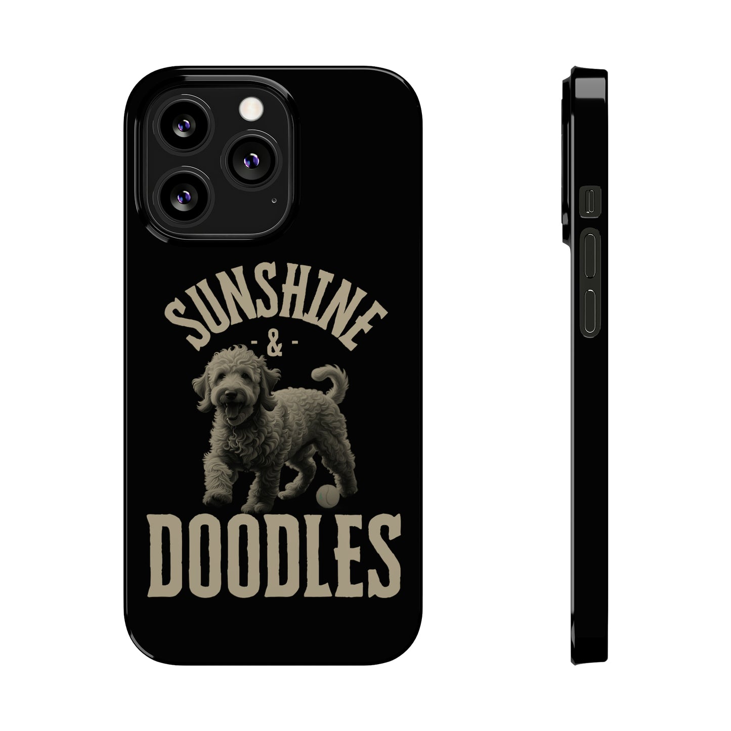 Golden Doodle Slim Phone Case