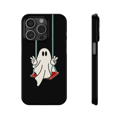 Swinging Ghost Slim Phone Case