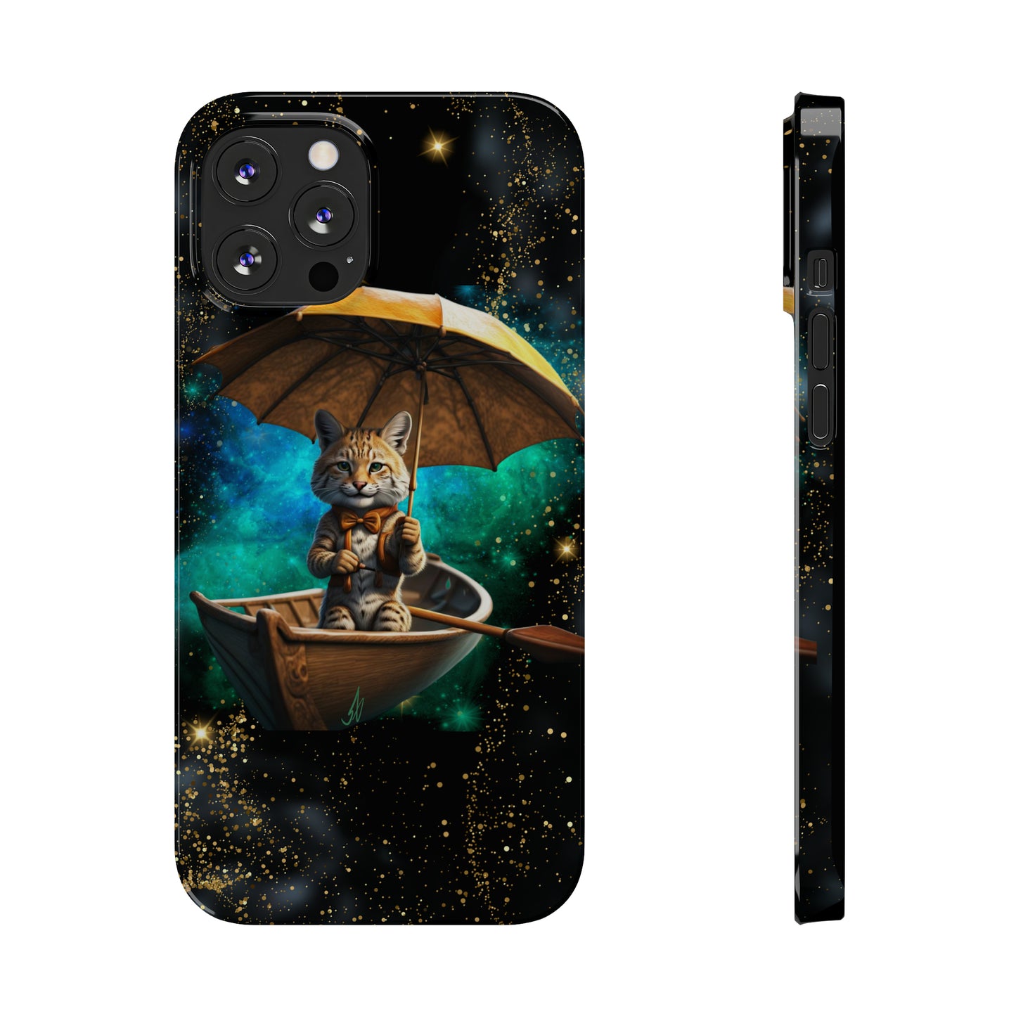 Galactic Bobcat Slim Phone Case