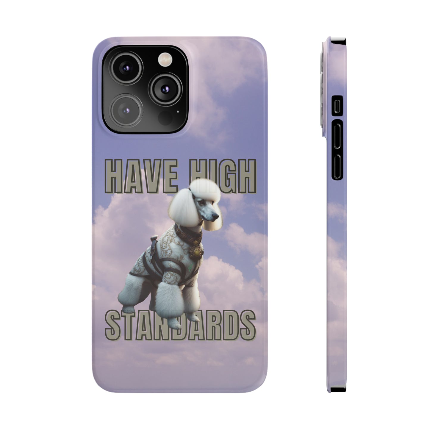 Standard Poodle Slim Phone Case