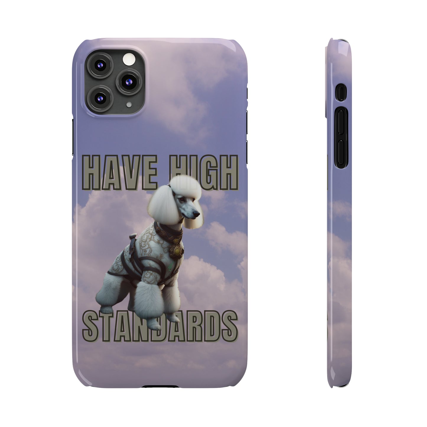 Standard Poodle Slim Phone Case