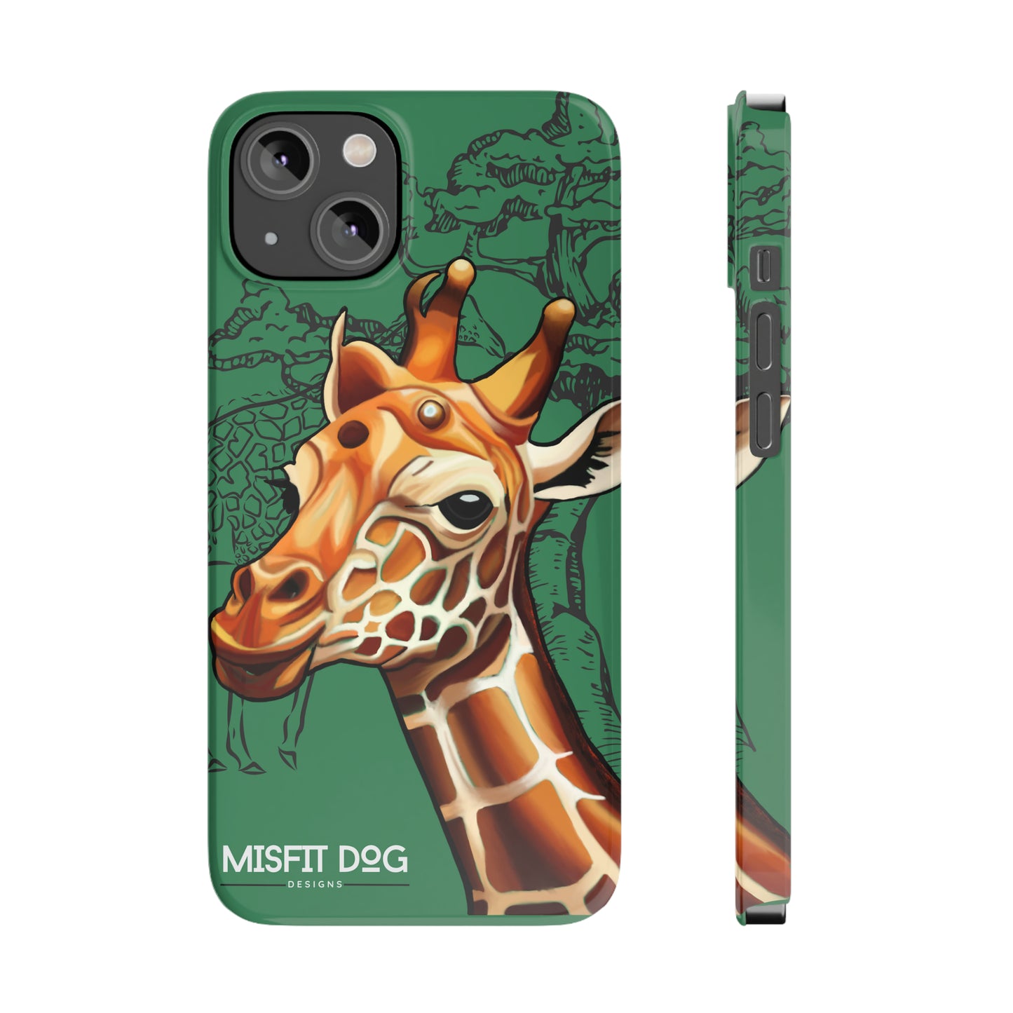 Giraffe Art Slim Phone Cases