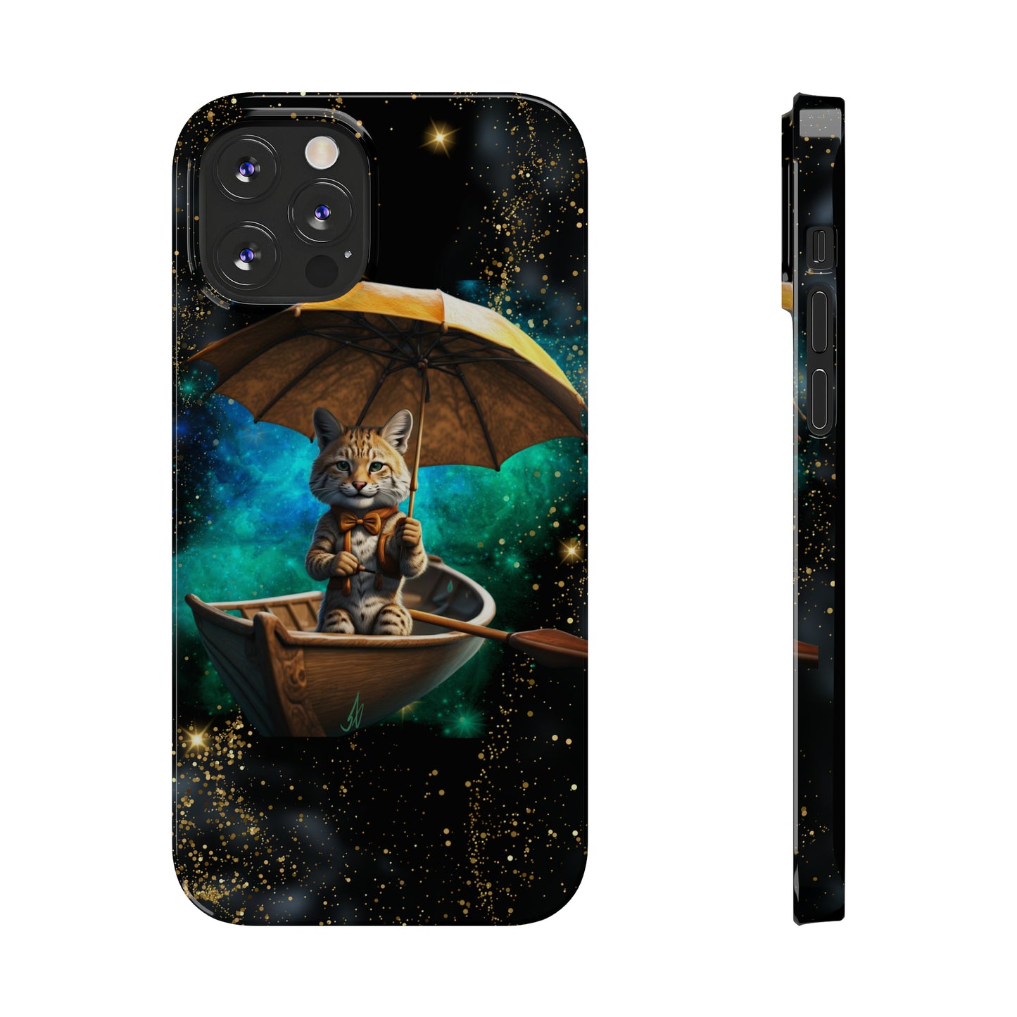 Galactic Bobcat Slim Phone Case