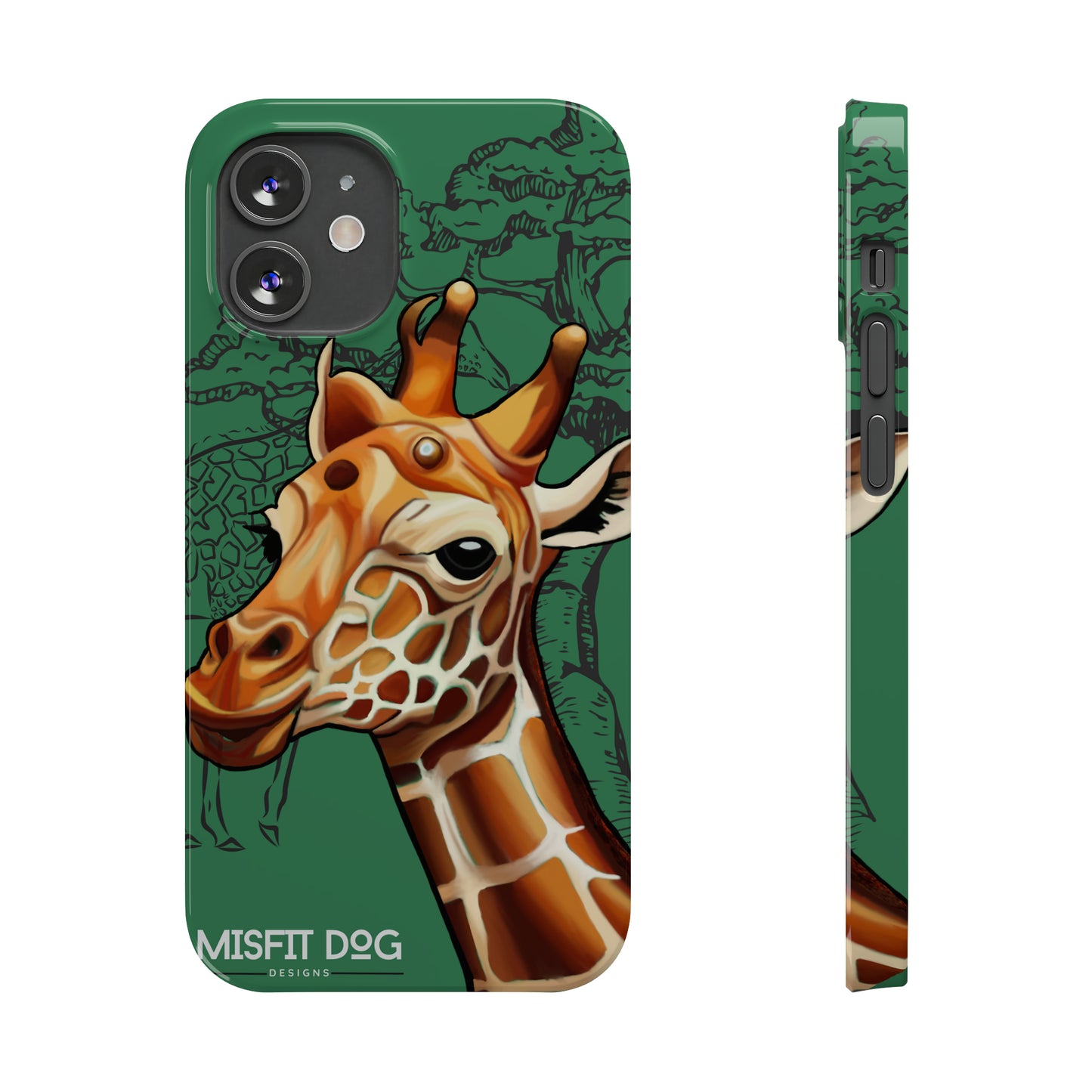 Giraffe Art Slim Phone Cases