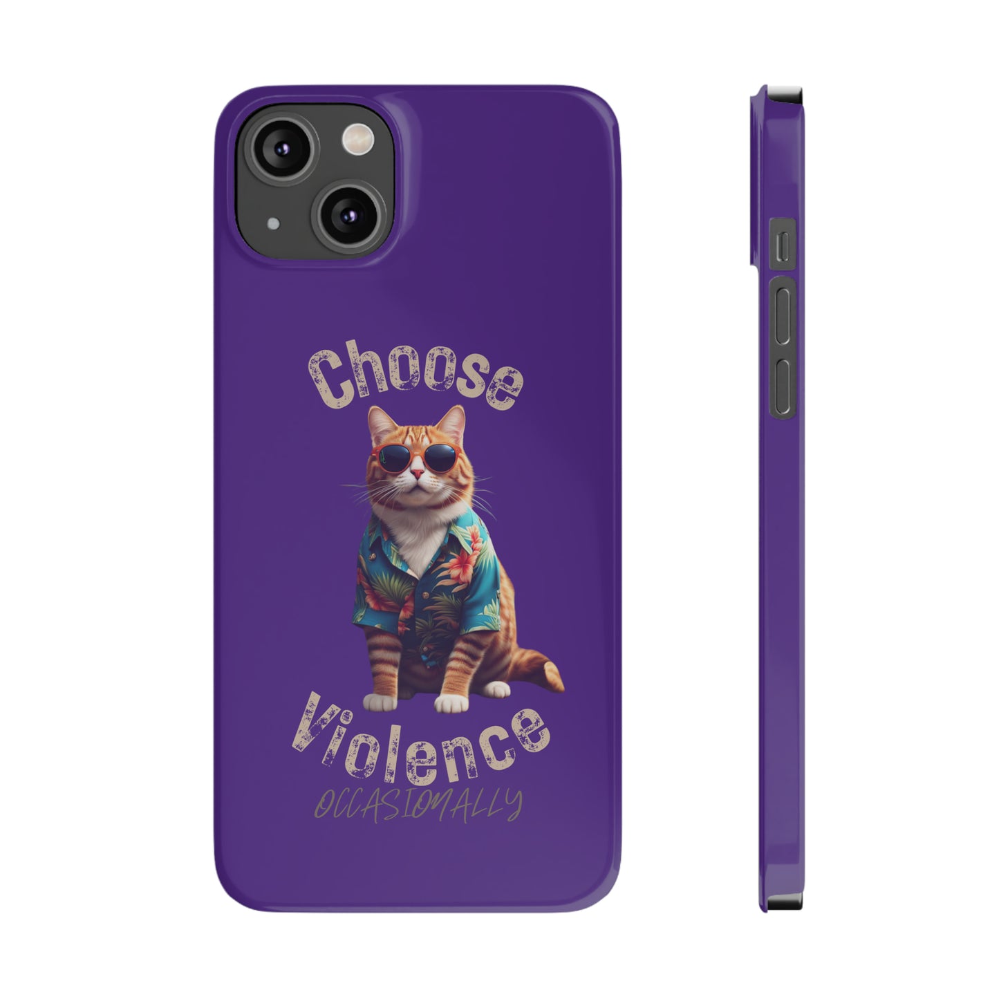 Violent Kitty Slim Phone Cases