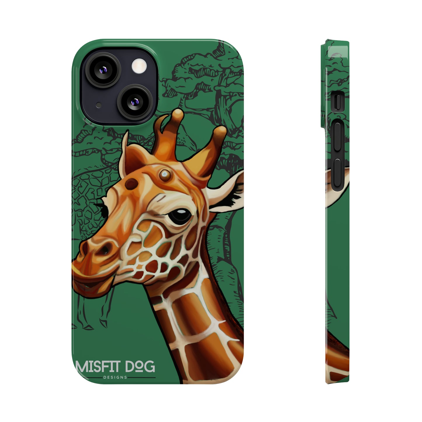 Giraffe Art Slim Phone Cases