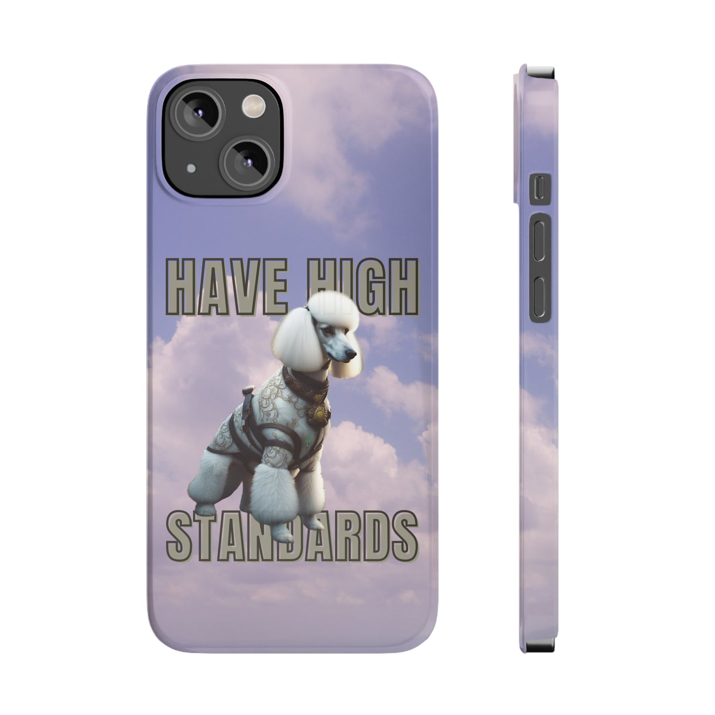 Standard Poodle Slim Phone Case