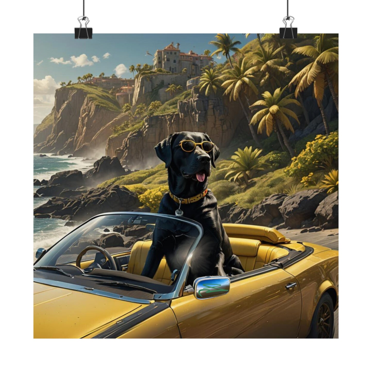 Convertible Lab Matte Vertical Poster