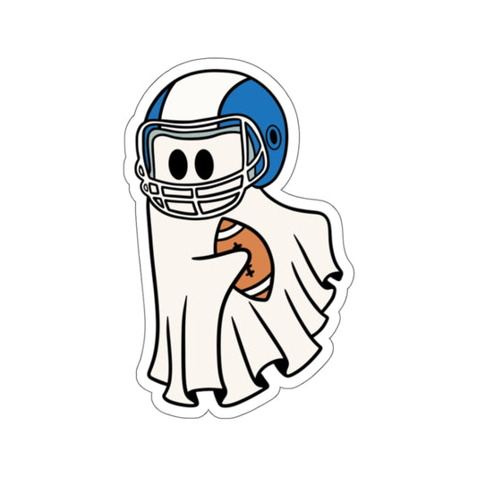 Ghost Football Kiss-Cut Sticker