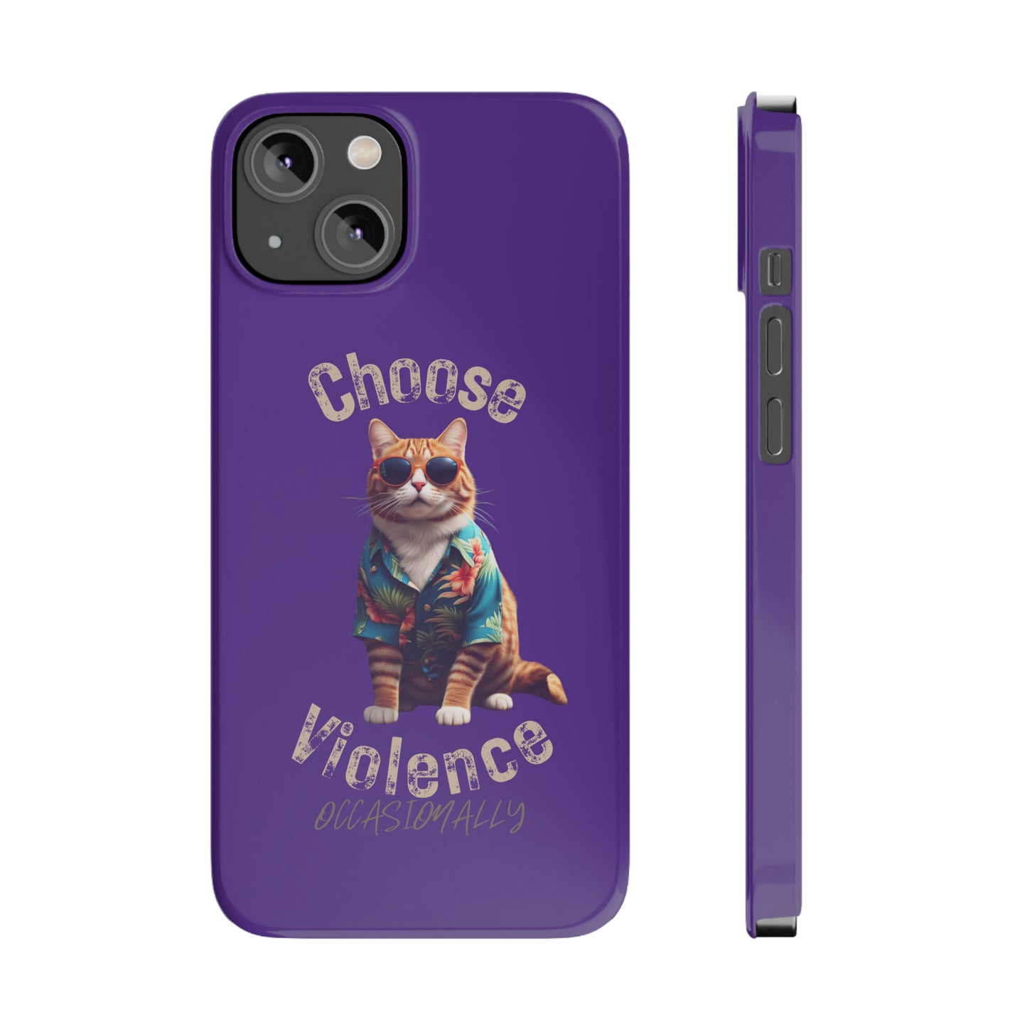 Violent Kitty Slim Phone Cases